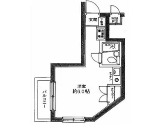 日神パレステージ代田橋【1階】の間取り