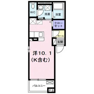 神奈川県小田原市南鴨宮3【アパート】の間取り