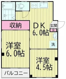 榎本マンション【2階】の間取り
