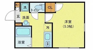 グレースコート町屋【3階】の間取り
