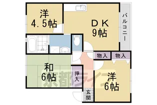 ジョイフル幹【1階】の間取り