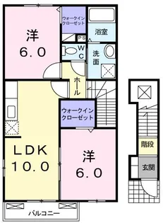 メゾンNaNa【2階】の間取り