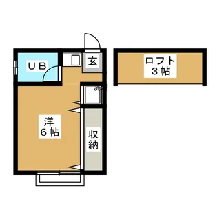 ルネッサ白楽【2階】の間取り