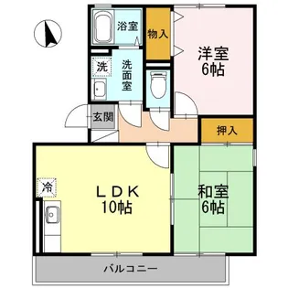 エトワール嵐山【3階】の間取り