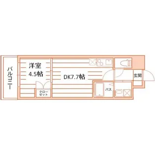 ヴァンクール鶴舞【6階】の間取り