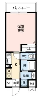 ラ・ファヴォール【5階】の間取り