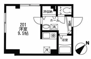 ビューノ笹塚【2階】の間取り