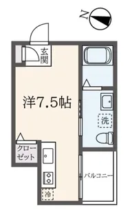 ソリッド東武練馬【1階】の間取り
