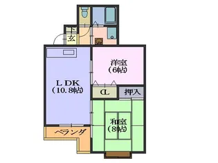 カーサラフィーネ【2階】の間取り