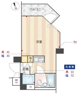 ワコーレ花小金井【6階】の間取り