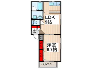 Fleur【2階】の間取り