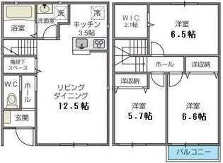 神奈川県藤沢市遠藤【一戸建】の間取り