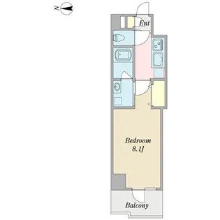 プラージュ東京【3階】の間取り
