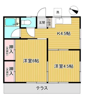 紅葉荘【1階】の間取り
