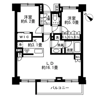ザ・久が原レジデンス【4階】の間取り