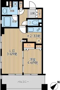 東京都荒川区東日暮里1【マンション】の間取り