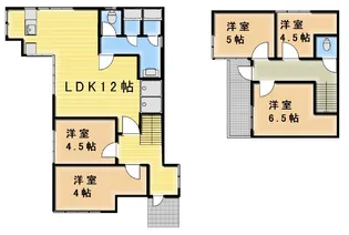 東京都板橋区常盤台4【一戸建】の間取り
