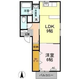 愛知県春日井市八田町2【アパート】の間取り