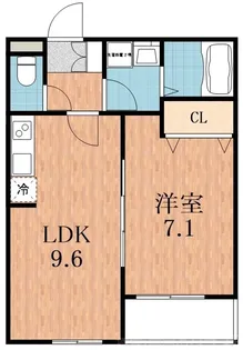 アート阪南町【1階】の間取り