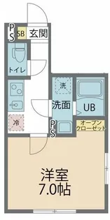 カインドネス八王子南【2階】の間取り