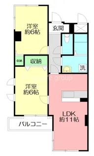 メゾンM・K(メゾンエムケイ)【2階】の間取り