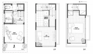 東京都墨田区押上2【一戸建】の間取り