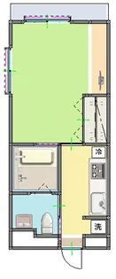 ゆかるひ・ベル宇茂佐の森II【1階】の間取り