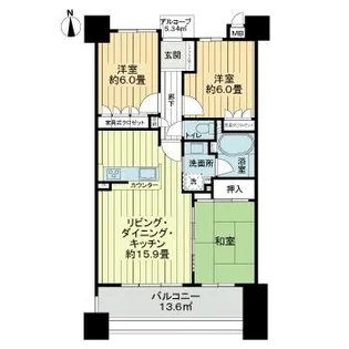 サーパスシティ長野駅前【7階】の間取り