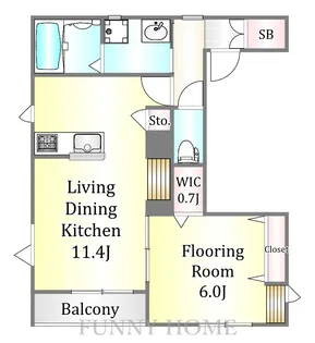 ポンテ アルト【2階】の間取り