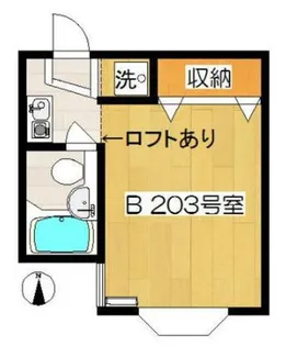 パレット西生田B【2階】の間取り