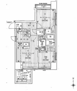 デラモット浅草エスト【4階】の間取り