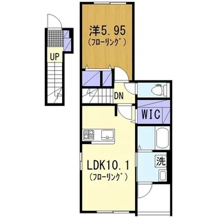 プラシードカーサ南瀬谷【2階】の間取り