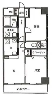 グレースコート妙典【5階】の間取り