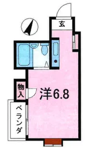 パレドール清瀬【3階】の間取り