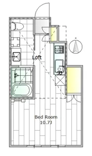 アマランタイン自由が丘【1階】の間取り