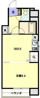 クオーレ鍛冶屋町【5階】の間取り