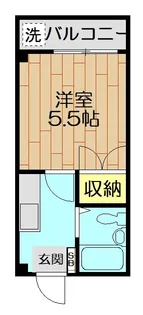 ホワイトハイツ【1階】の間取り