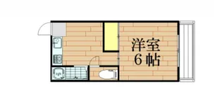 コーポe【1階】の間取り