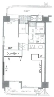 ジョイ茅ヶ崎パートII【6階】の間取り