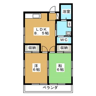 ル シエル【1階】の間取り