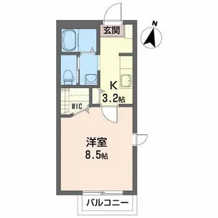 エム常盤台【1階】の間取り