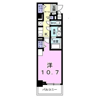 エクラタン【1階】の間取り