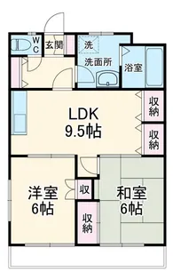グリーンヒル藤が丘D【4階】の間取り
