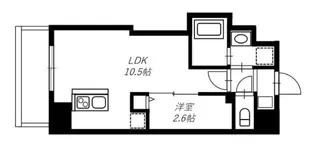 LIV CITY 横濱末吉町弐番館【5階】の間取り
