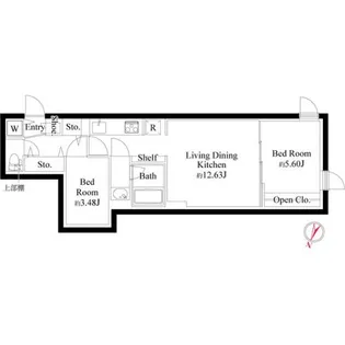 グランパセオ代々木上原の間取り