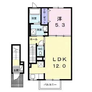 イーグレットヒルズII【2階】の間取り