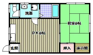 セトハイツ【2階】の間取り