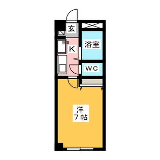 ハイツ幸町【1階】の間取り