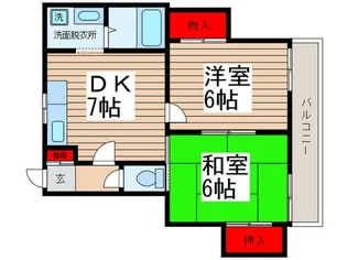 グレ-スプラザ【1階】の間取り