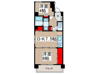 メイプル森戸【2階】の間取り